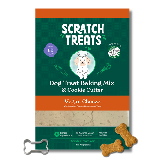 Vegan Cheeze Dog Treat Baking Kit & Cookie Cutter